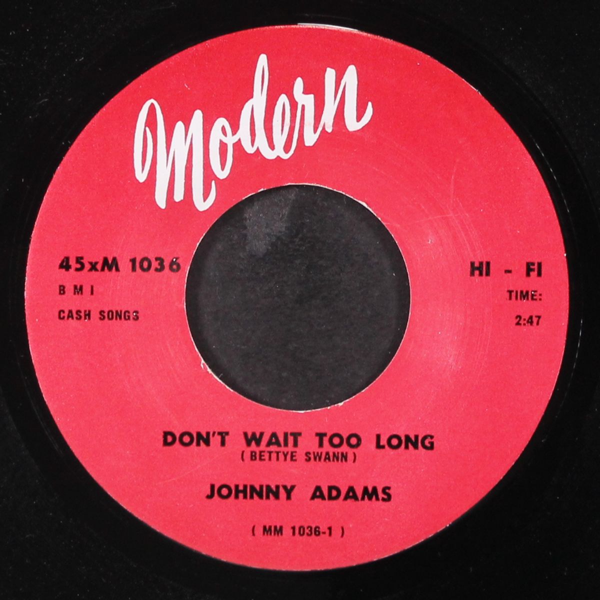 no in between / don't wait too long by JOHNNY ADAMS