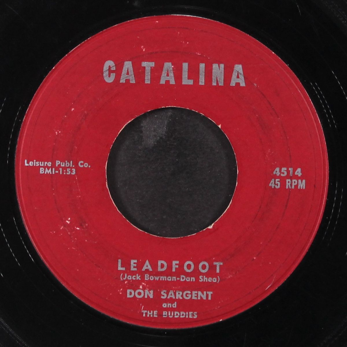 voodoo kiss / leadfoot by DON SARGENT