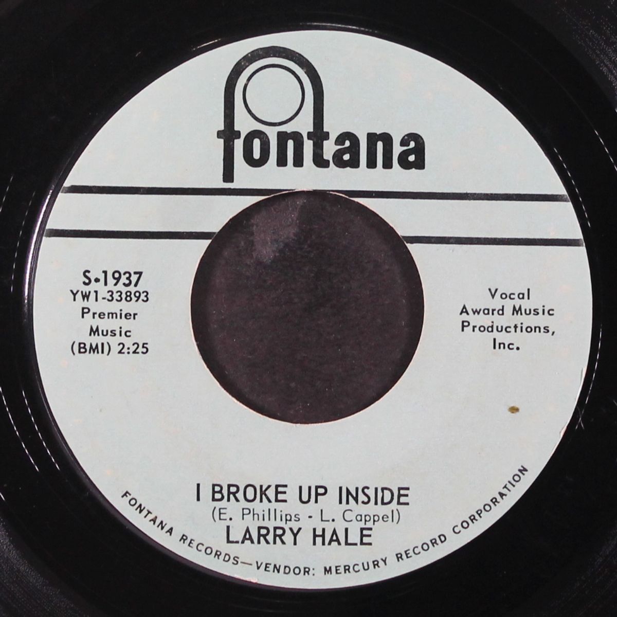 i broke up inside / there's nothing else i want to do by LARRY HALE