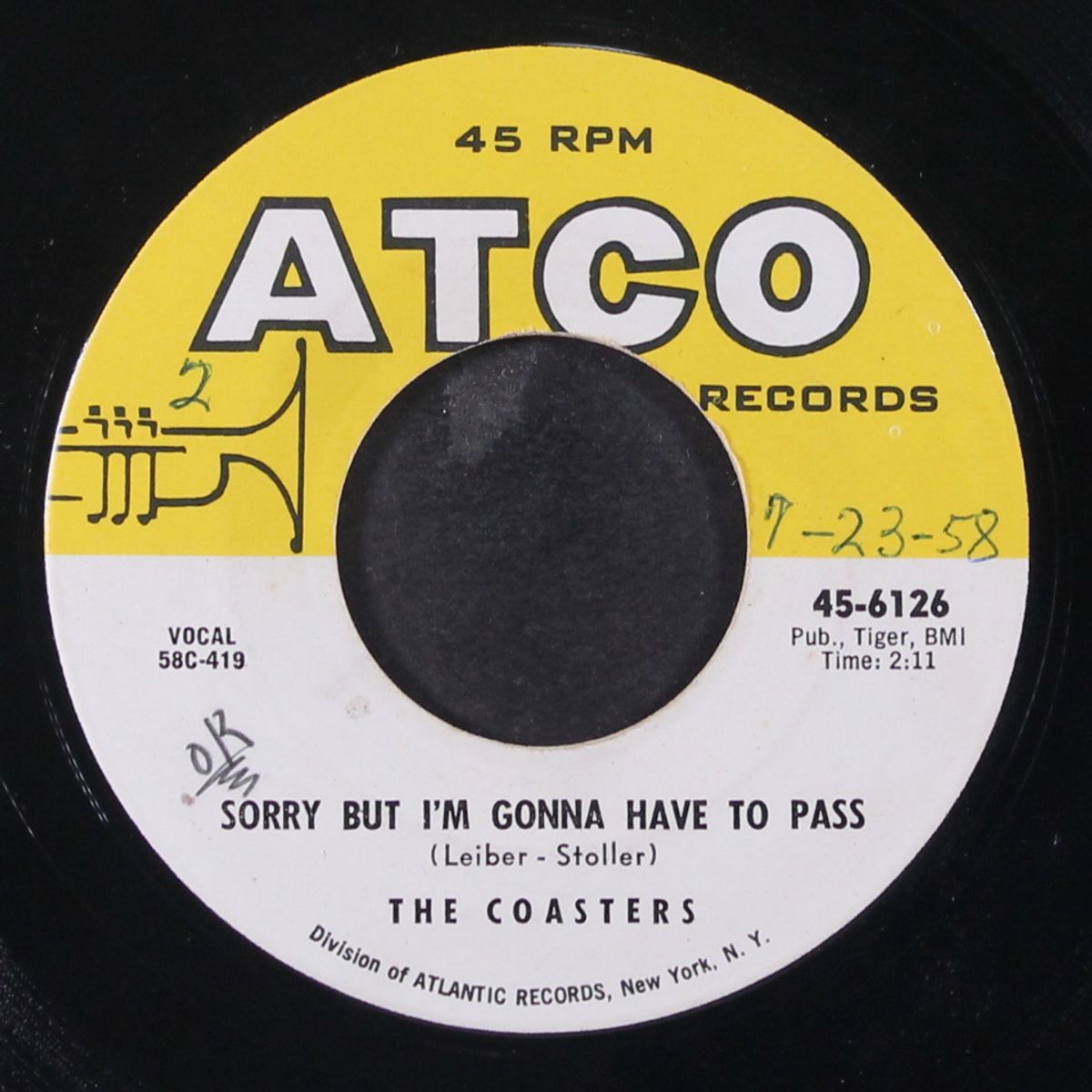 the shadow knows / sorry but i'm gonna have to pass by COASTERS