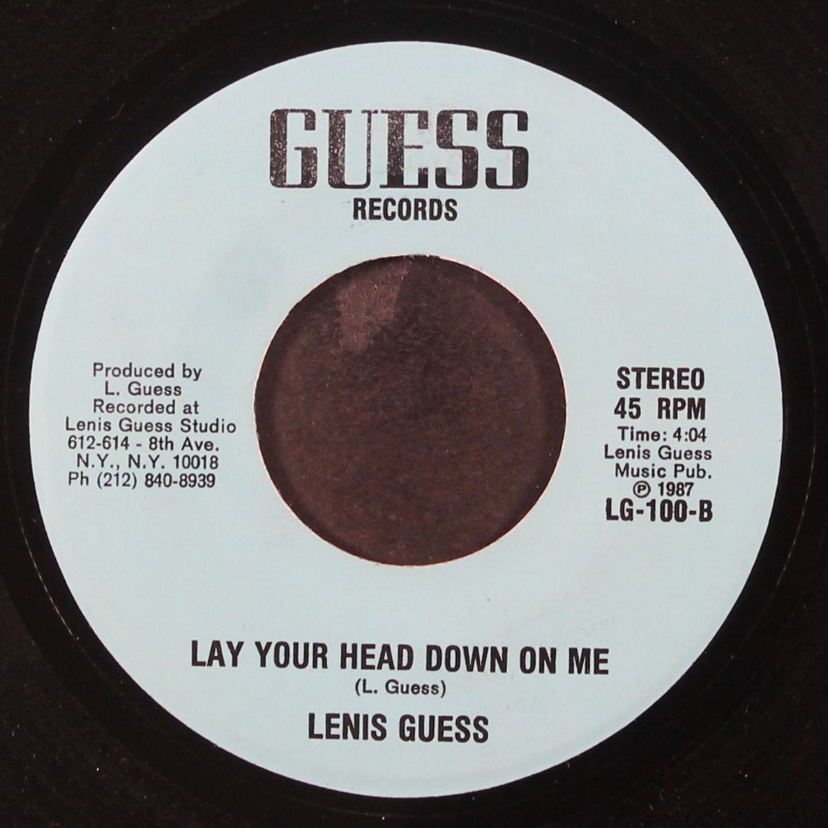 can i get to heaven / lay your head down on me by LENIS GUESS