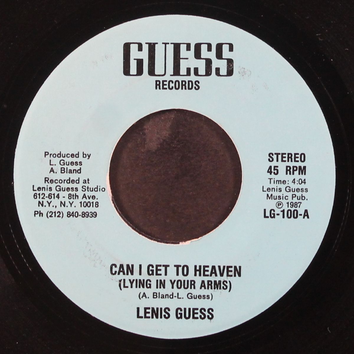 can i get to heaven / lay your head down on me by LENIS GUESS