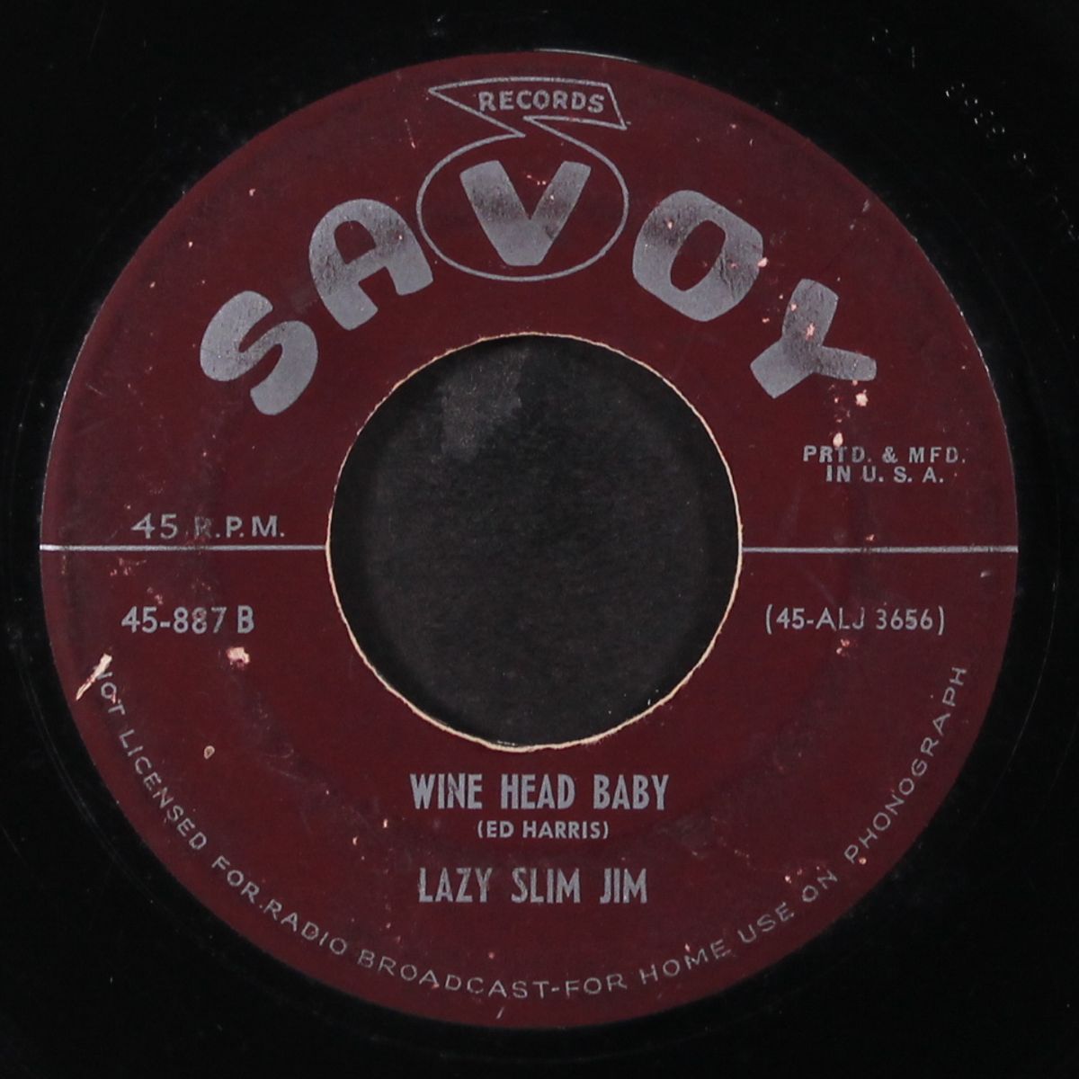 wine head baby / one more drink by LAZY SLIM JIM