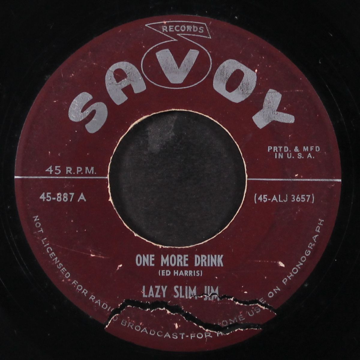 wine head baby / one more drink by LAZY SLIM JIM