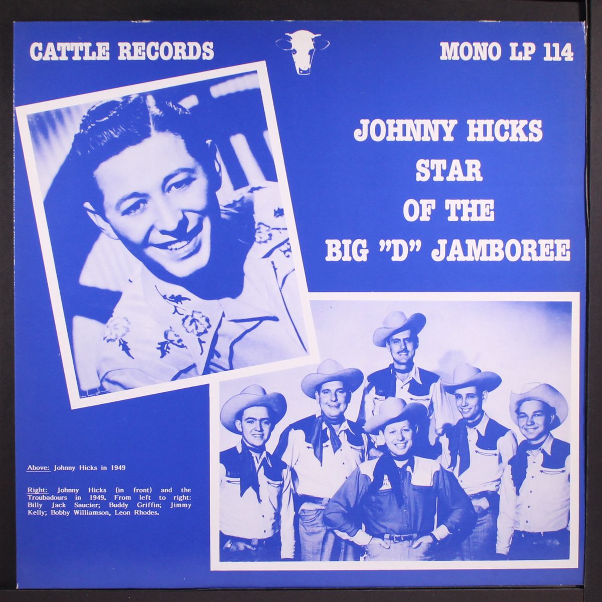 star of the big d jamboree by JOHNNY HICKS