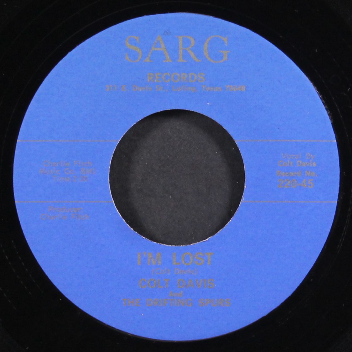 i'm lost / the final word (is blue) by COLT DAVIS