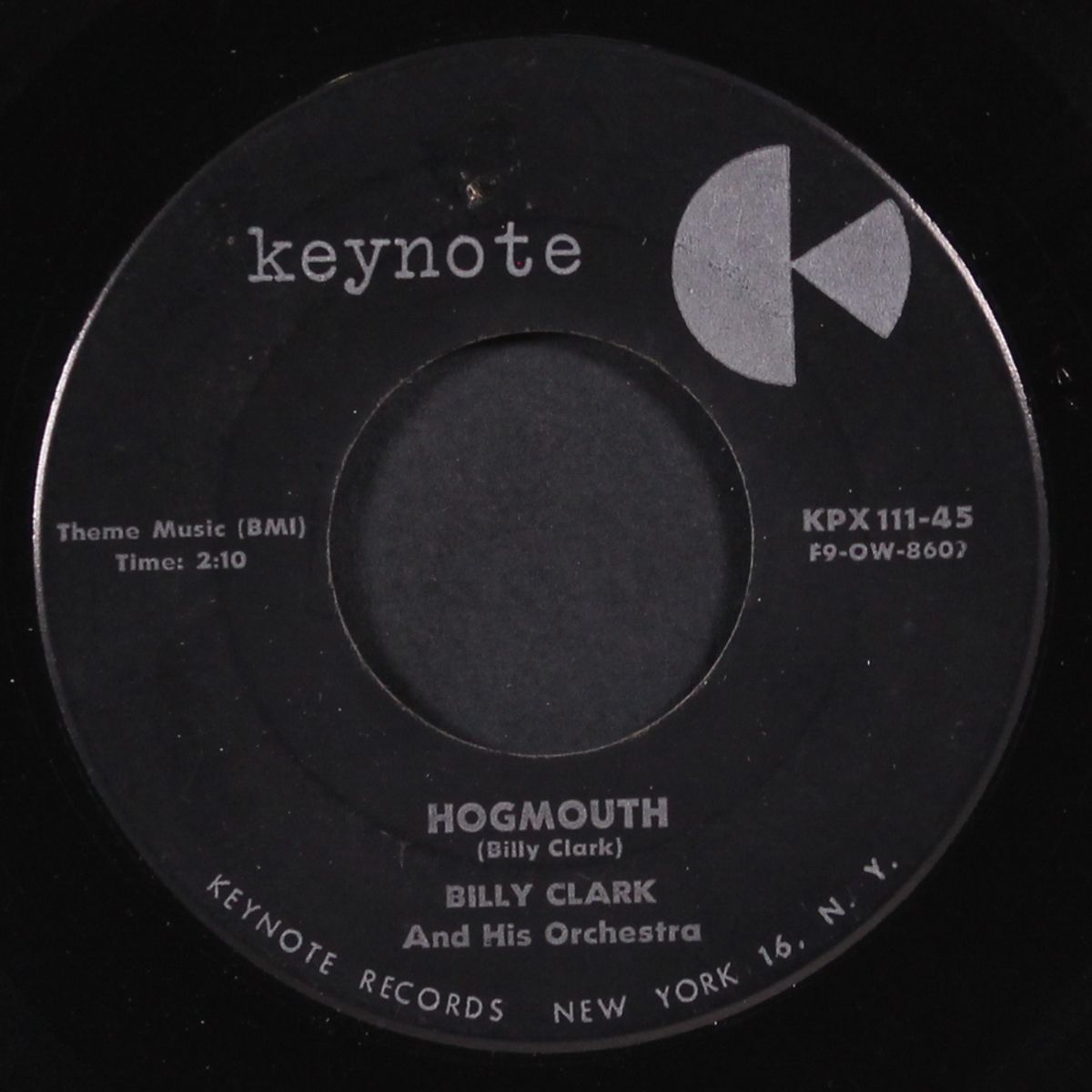 hogmouth / bc's bounce by BILLY CLARK