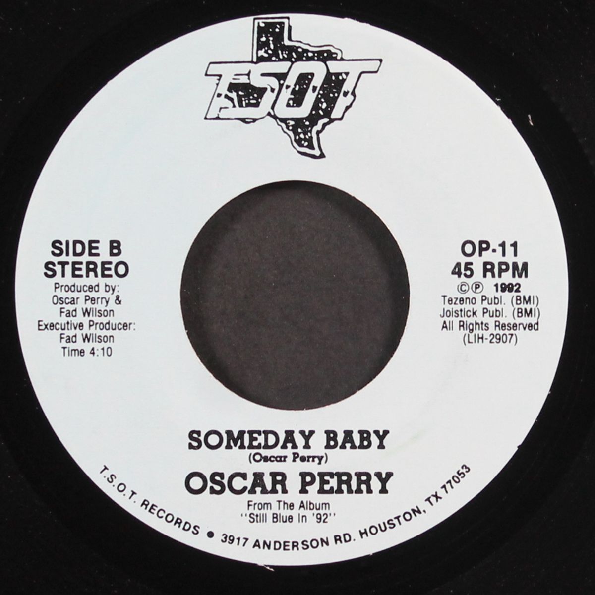 leftover blues / someday baby by OSCAR PERRY