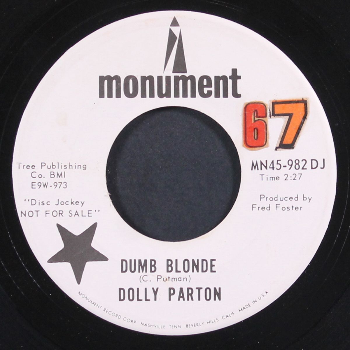 dumb blonde / the giving and the taking by DOLLY PARTON