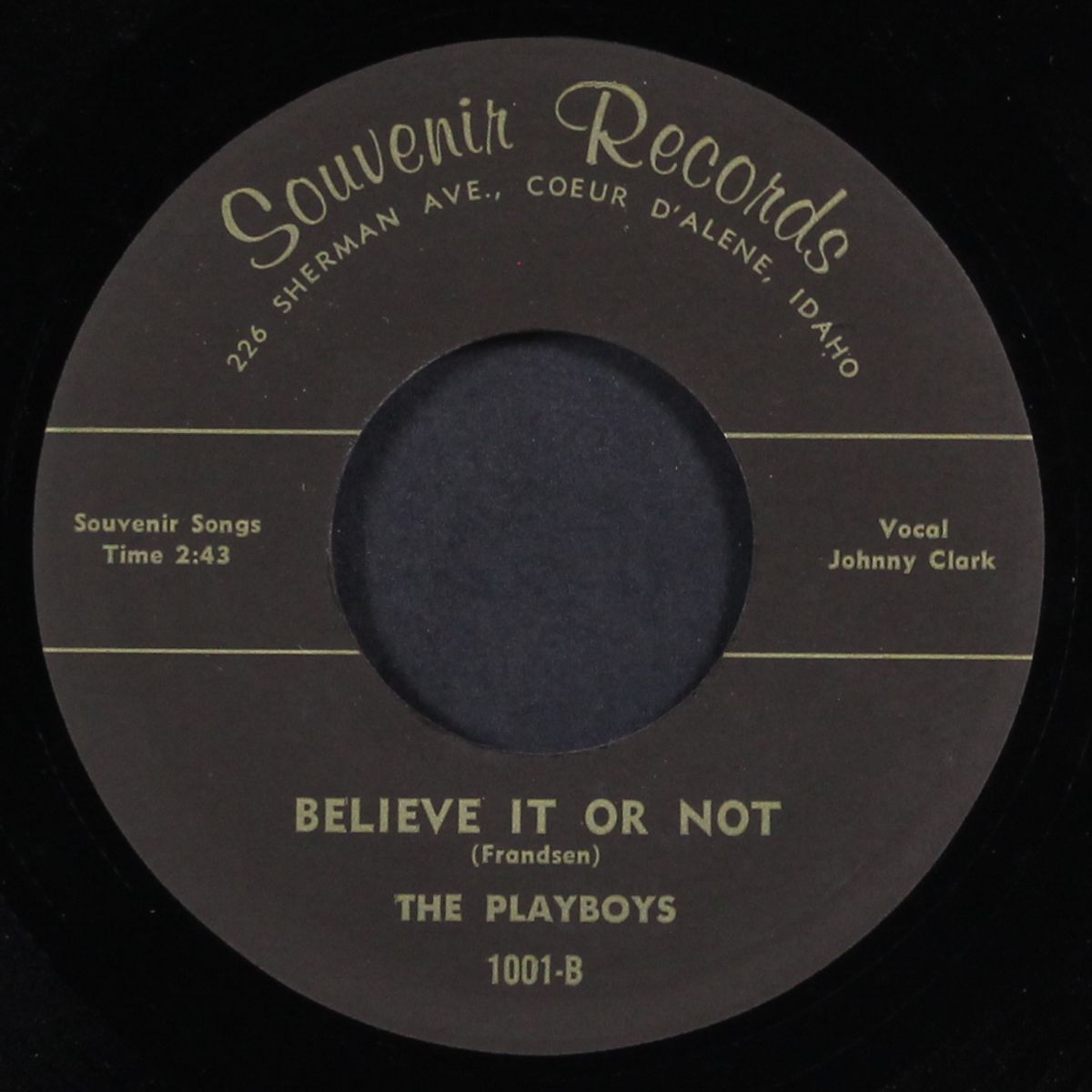 hawaiian war chant / believe it or not by PLAYBOYS