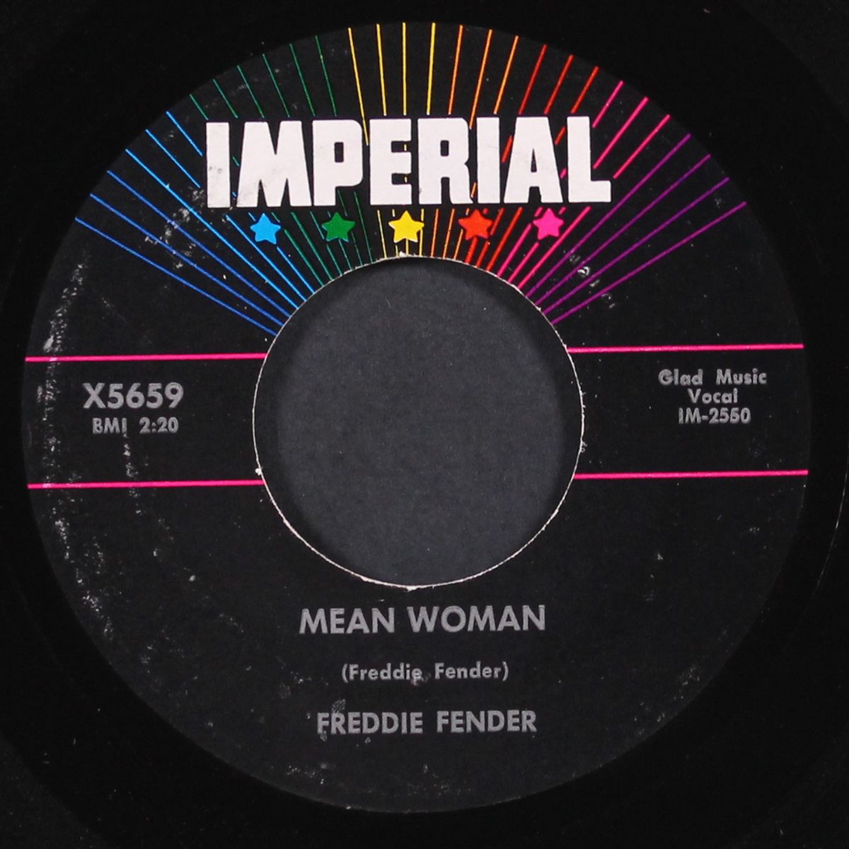 mean woman / holy one by FREDDIE FENDER
