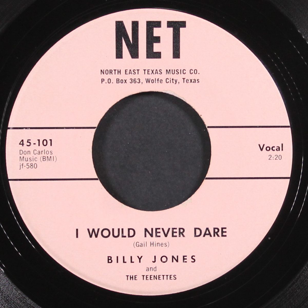 shopping 'round for love / i would never dare by BILLY JONES & TEENETTES