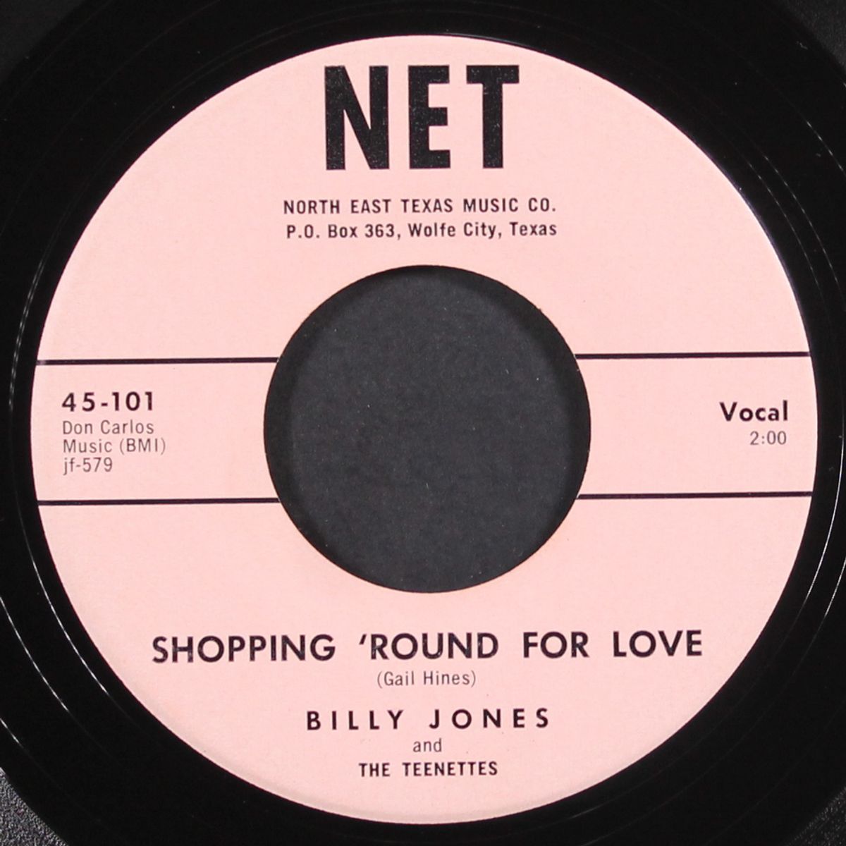 shopping 'round for love / i would never dare by BILLY JONES & TEENETTES