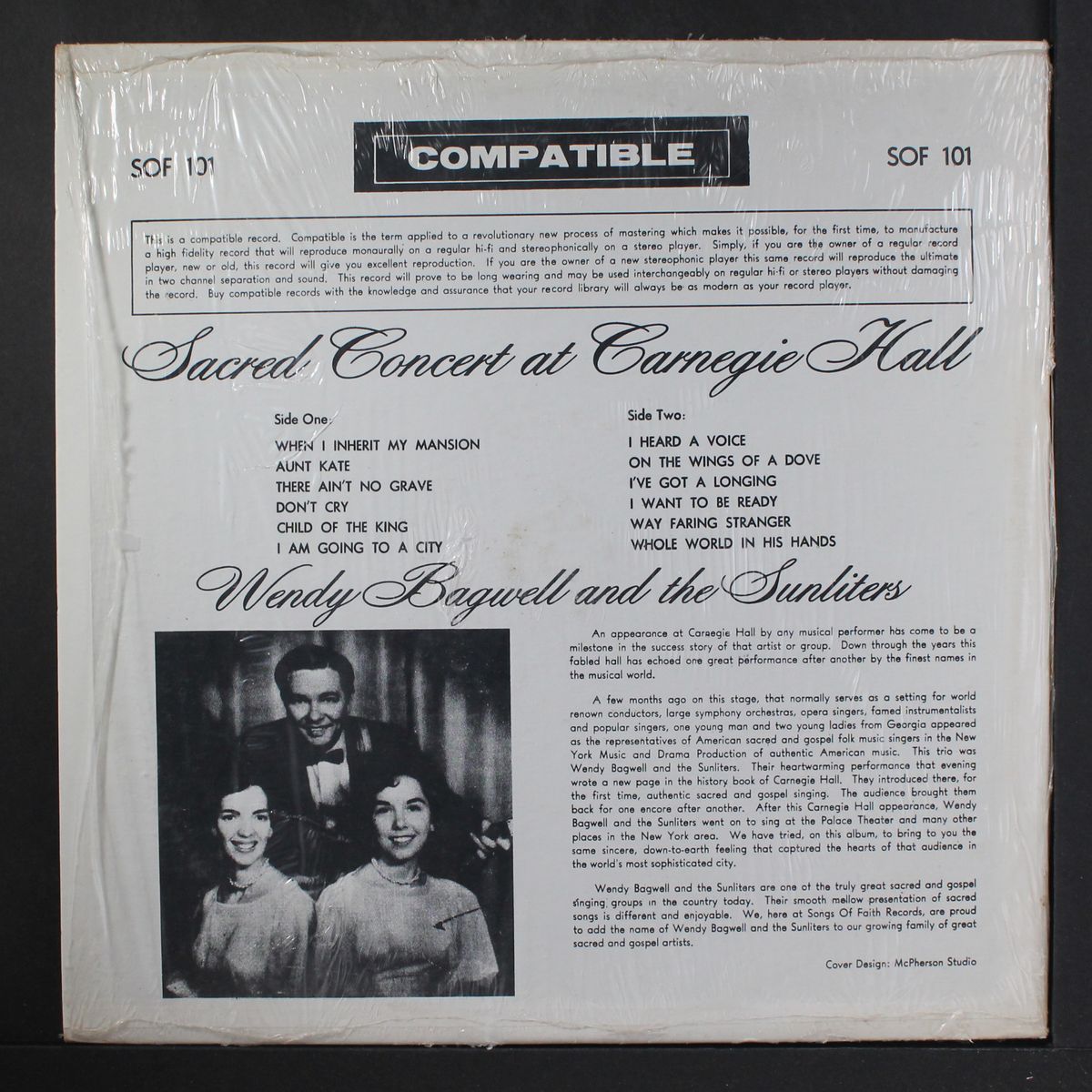 a sacred concert at carnegie hall by WENDY BAGWELL & SUNLITERS