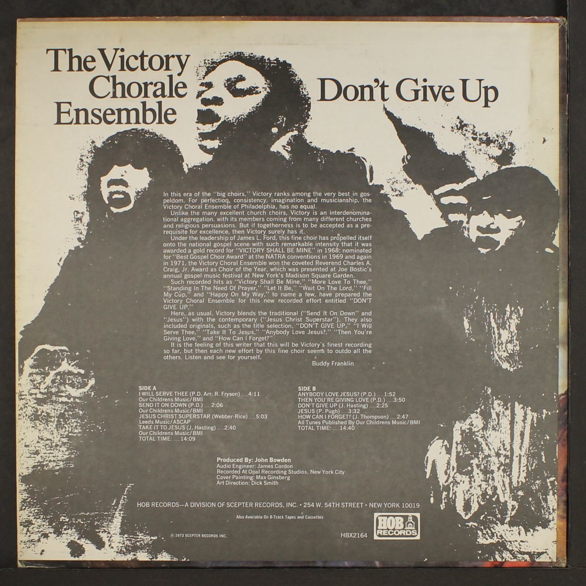 don't give up by VICTORY CHORALE ENSEMBLE