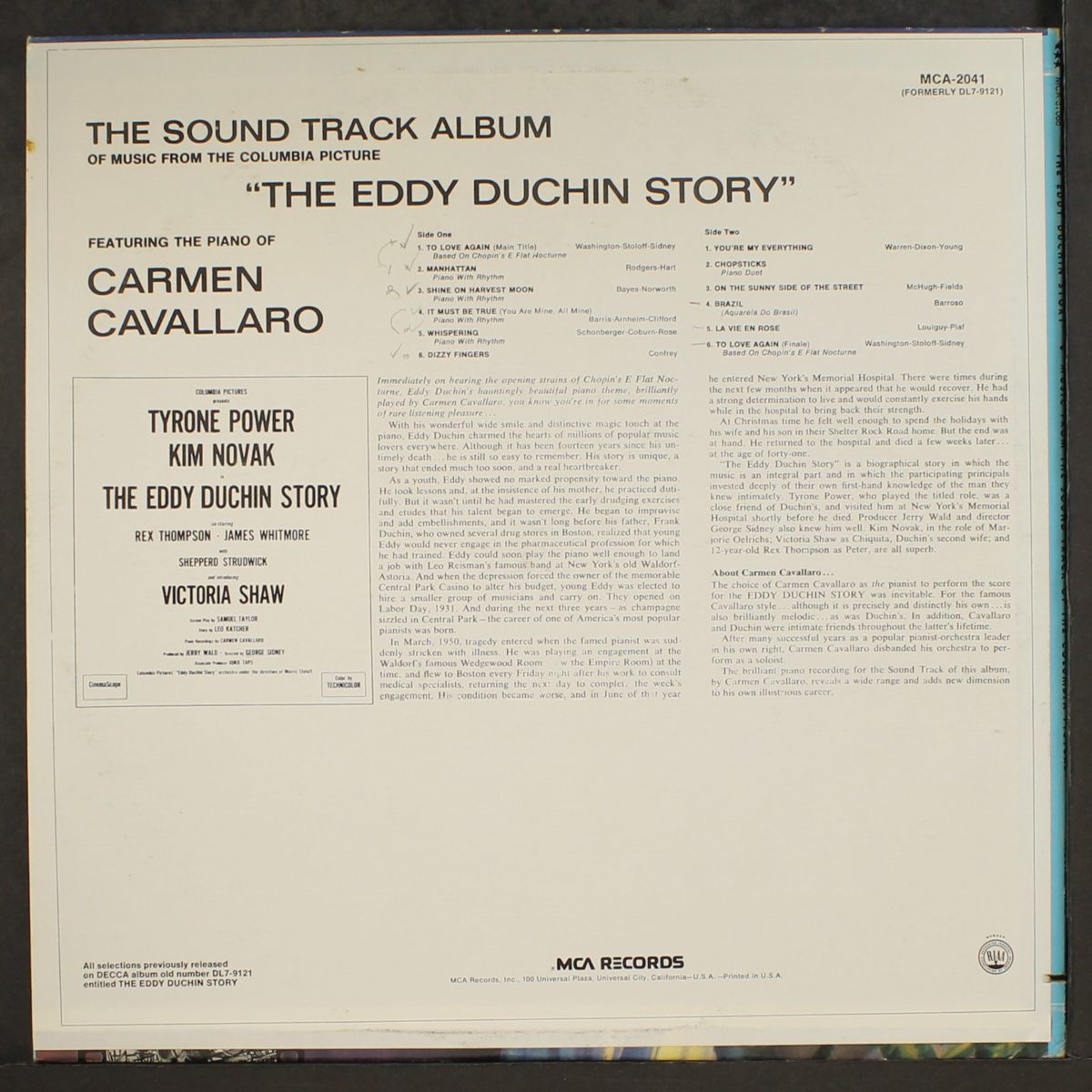 the eddy duchin story by SOUNDTRACK