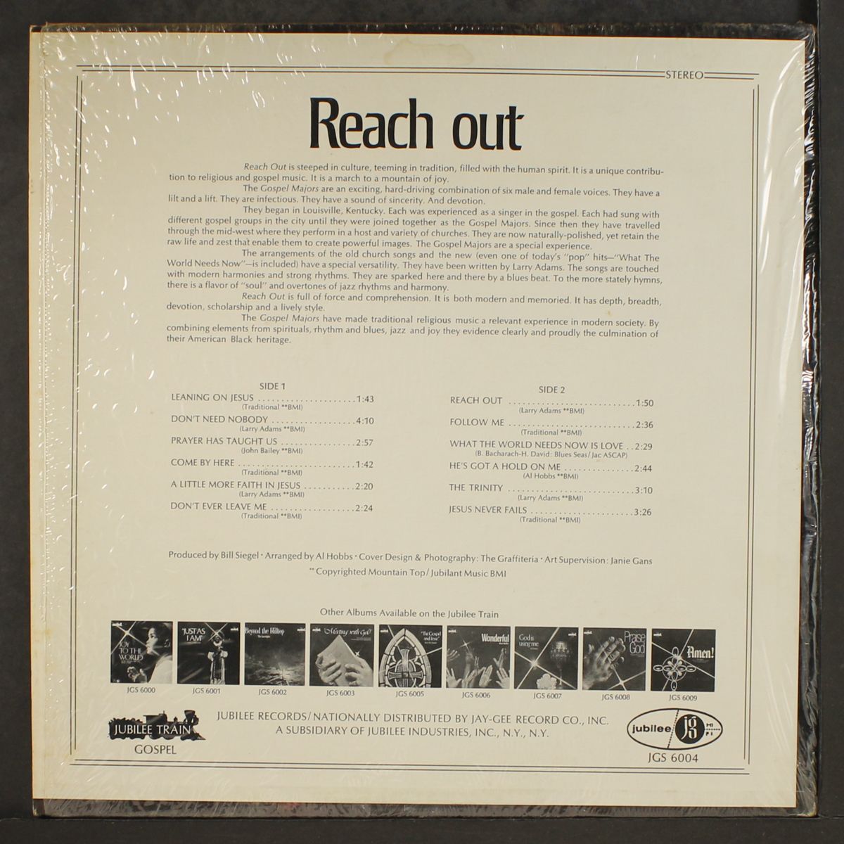 reach out by GOSPEL MAJORS