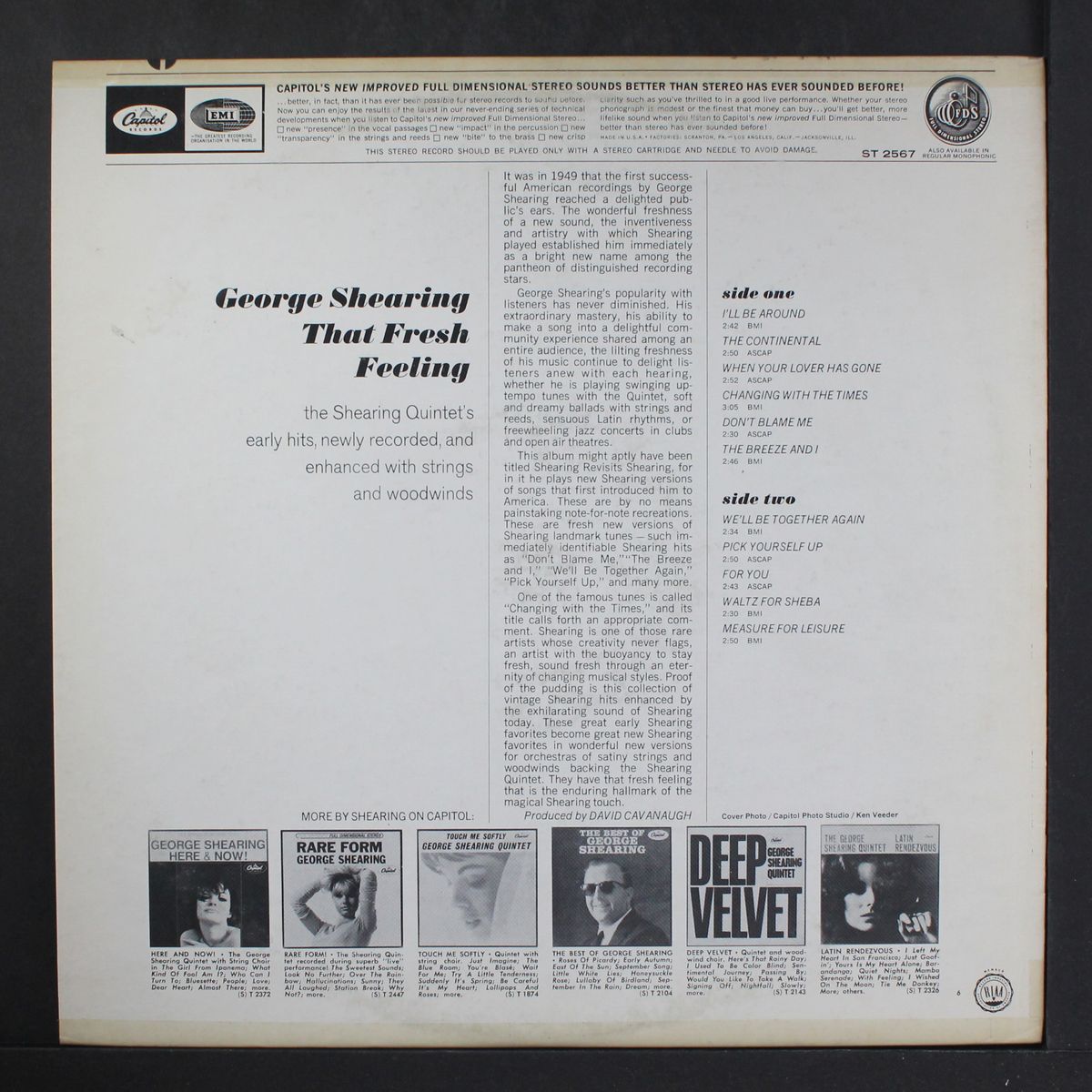 that fresh feeling by GEORGE SHEARING