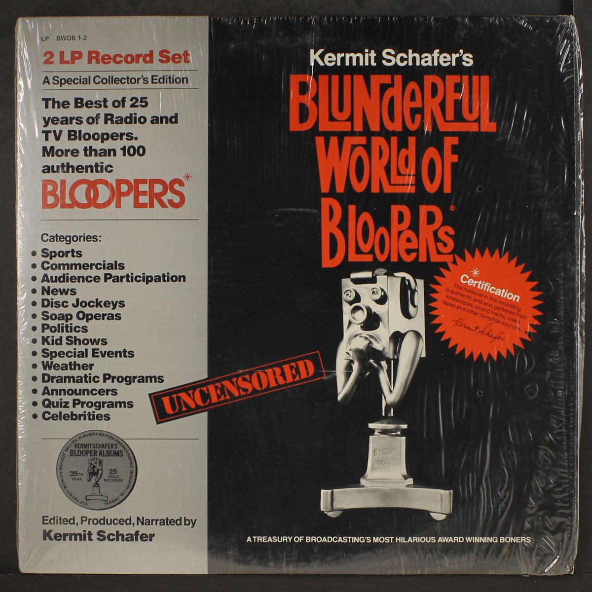 blunderful world of bloopers by KERMIT SCHAFER