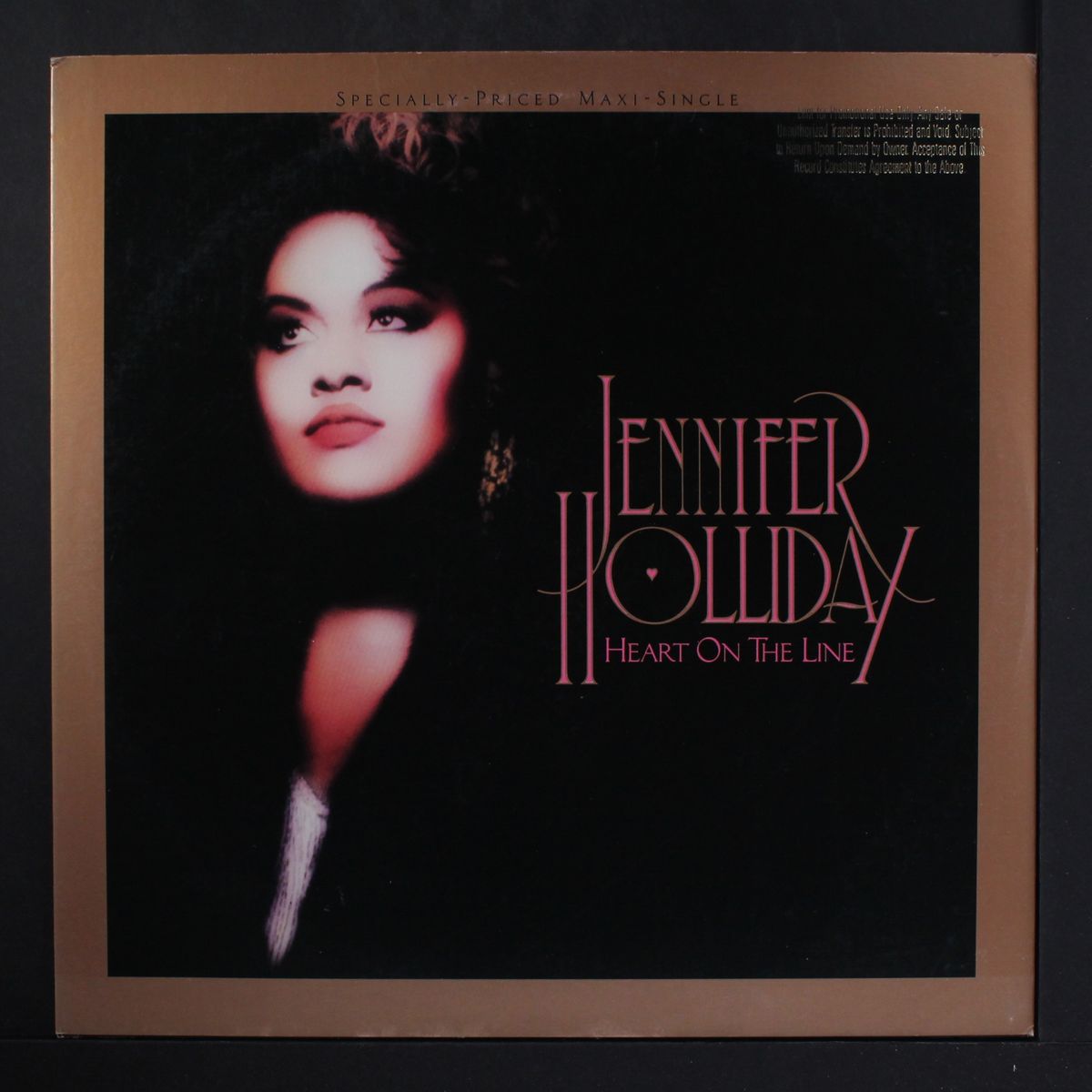 heart on the line by JENNIFER HOLLIDAY