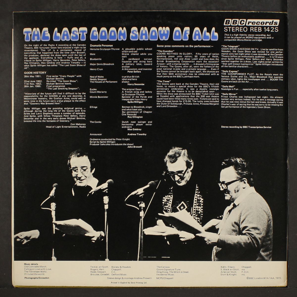 the last goon show of all by GOON SHOW