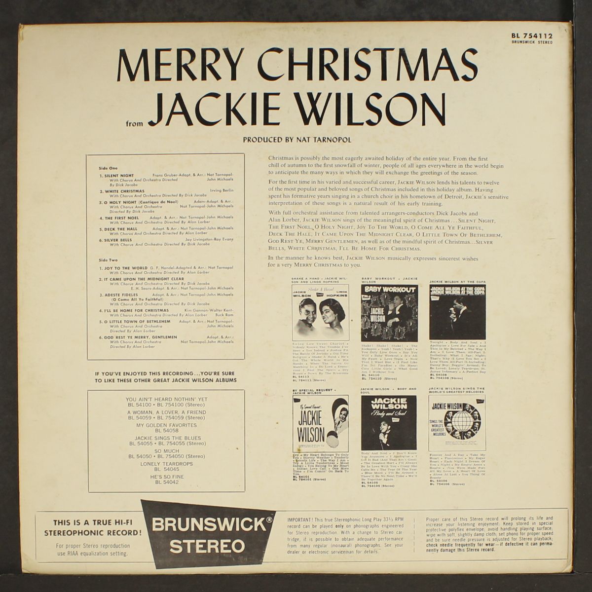 merry christmas from by JACKIE WILSON