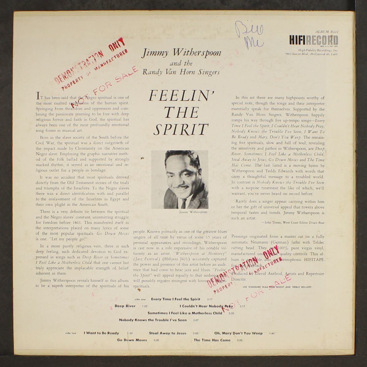 feelin' the spirit by JIMMY WITHERSPOON