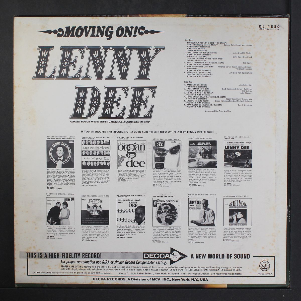 moving on! by LENNY DEE