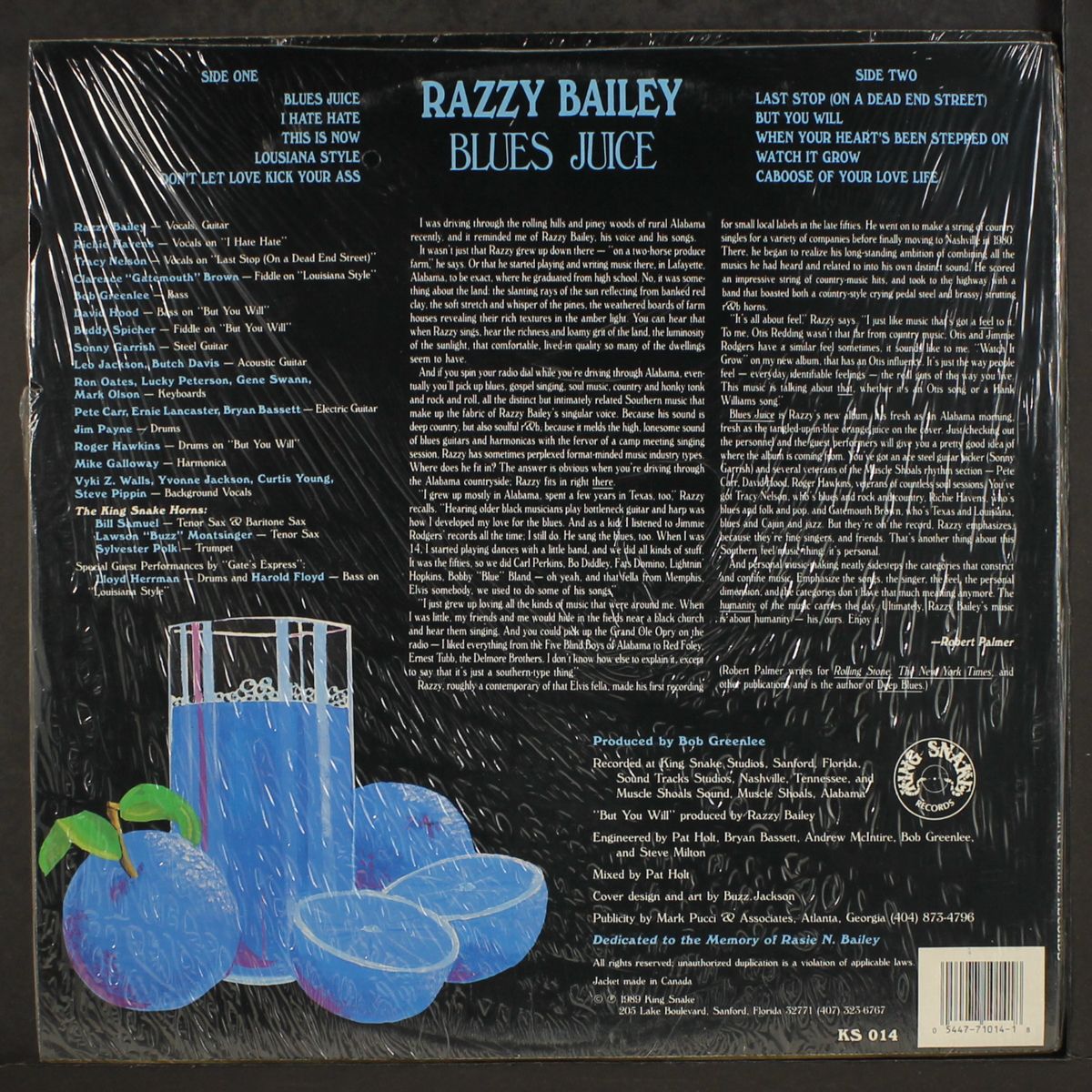 blues juice by RAZZY BAILEY