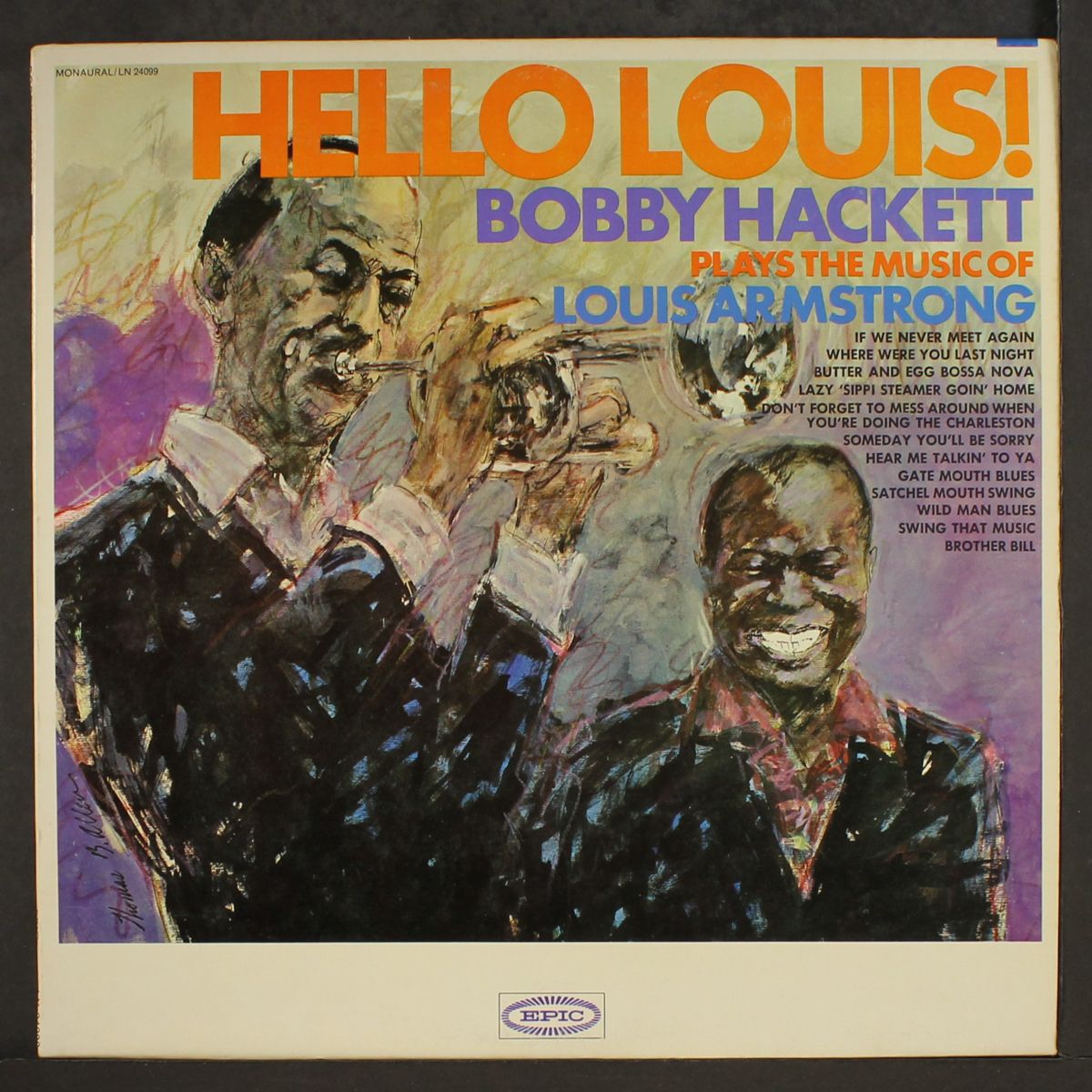 hello louis! by BOBBY HACKETT