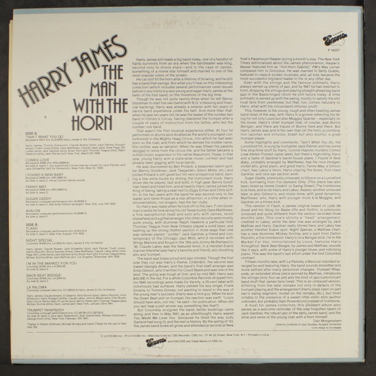 the man with the horn by HARRY JAMES