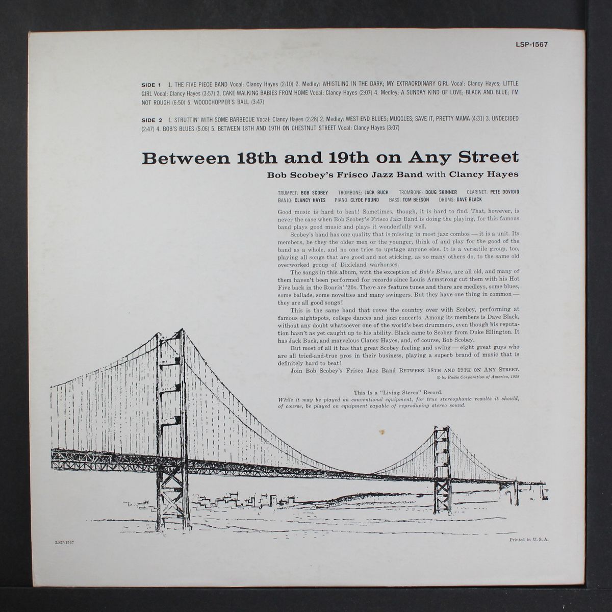 between 18th and 19th on any street by BOB SCOBEY