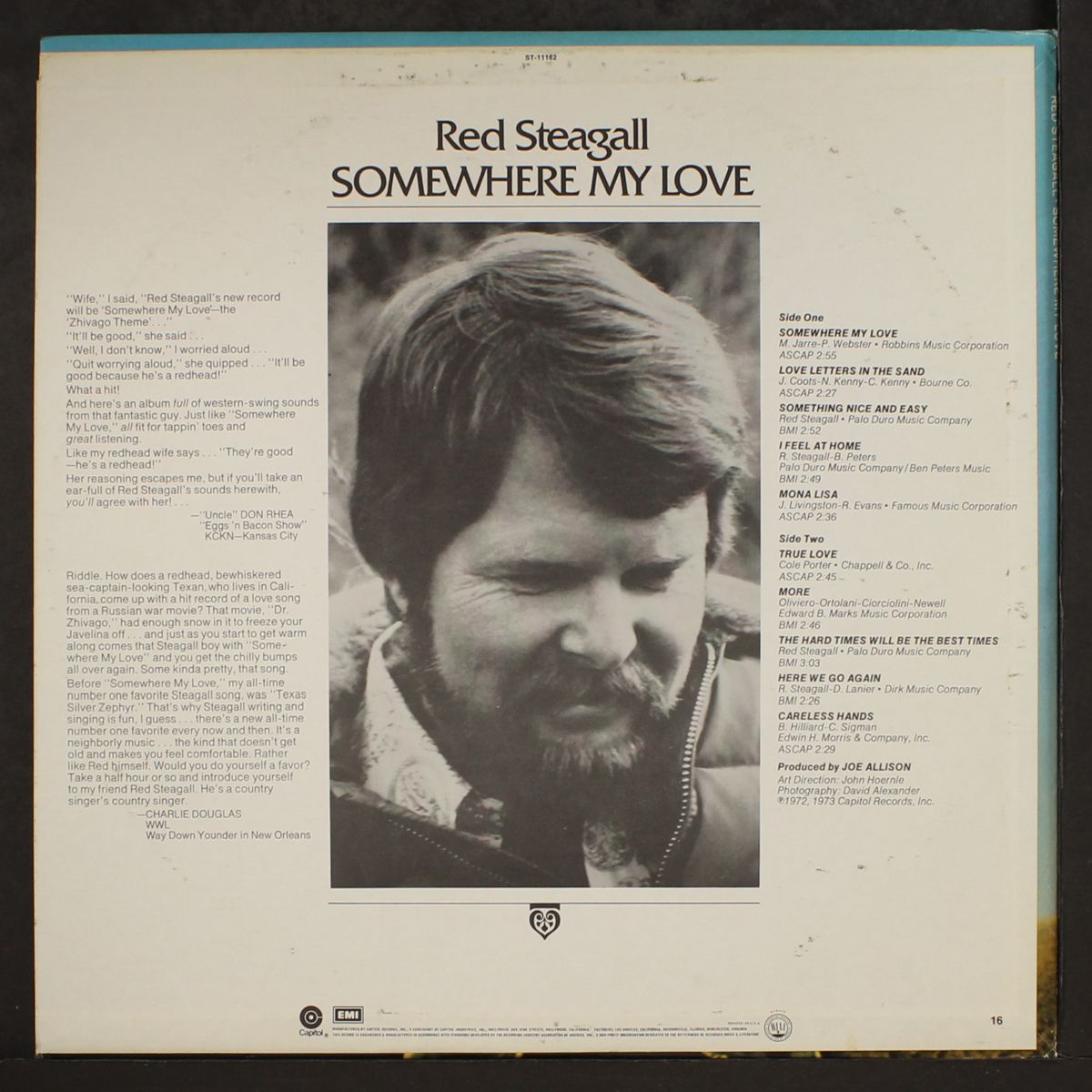 somewhere my love by RED STEAGALL