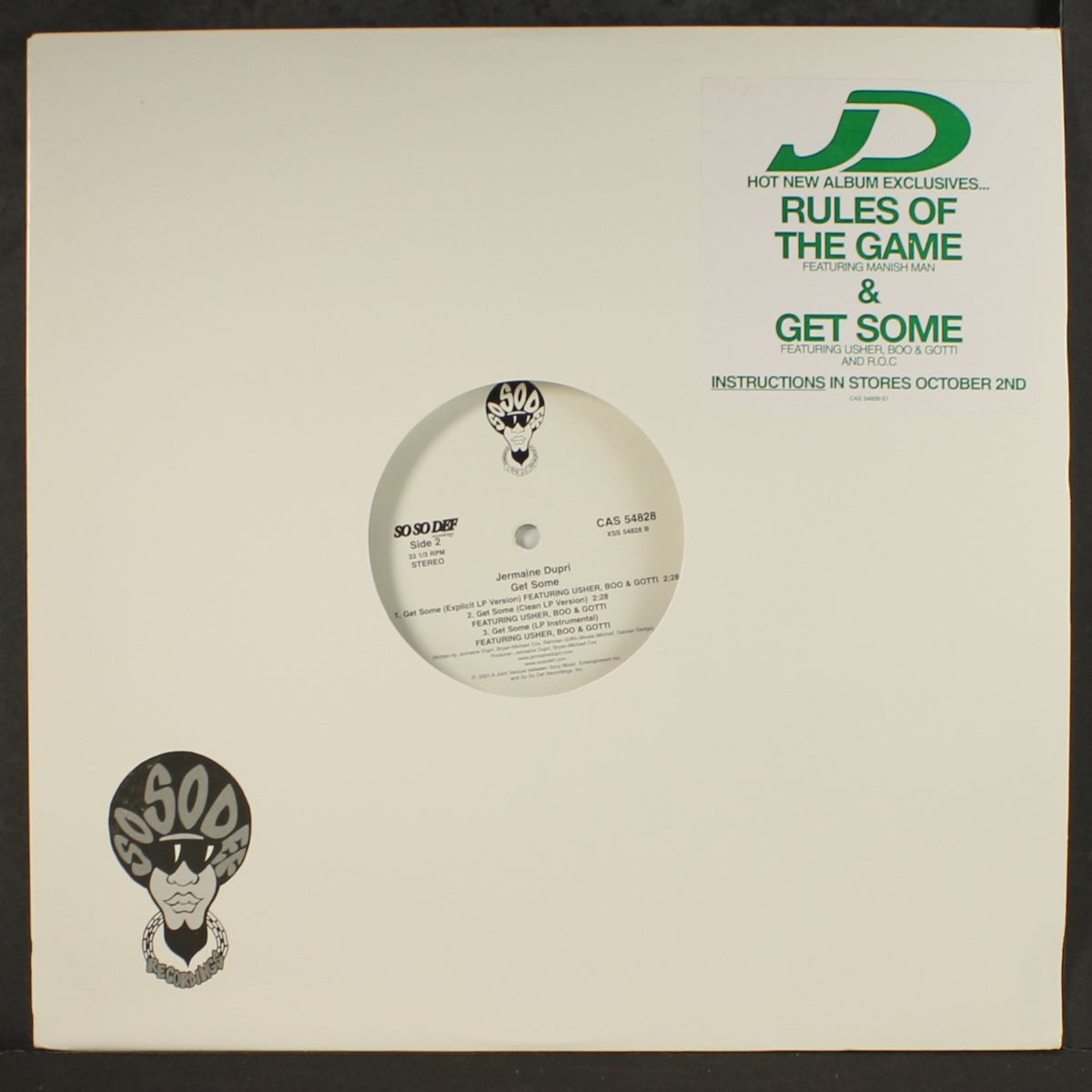 rules of the game / get some by JERMAINE DUPRI