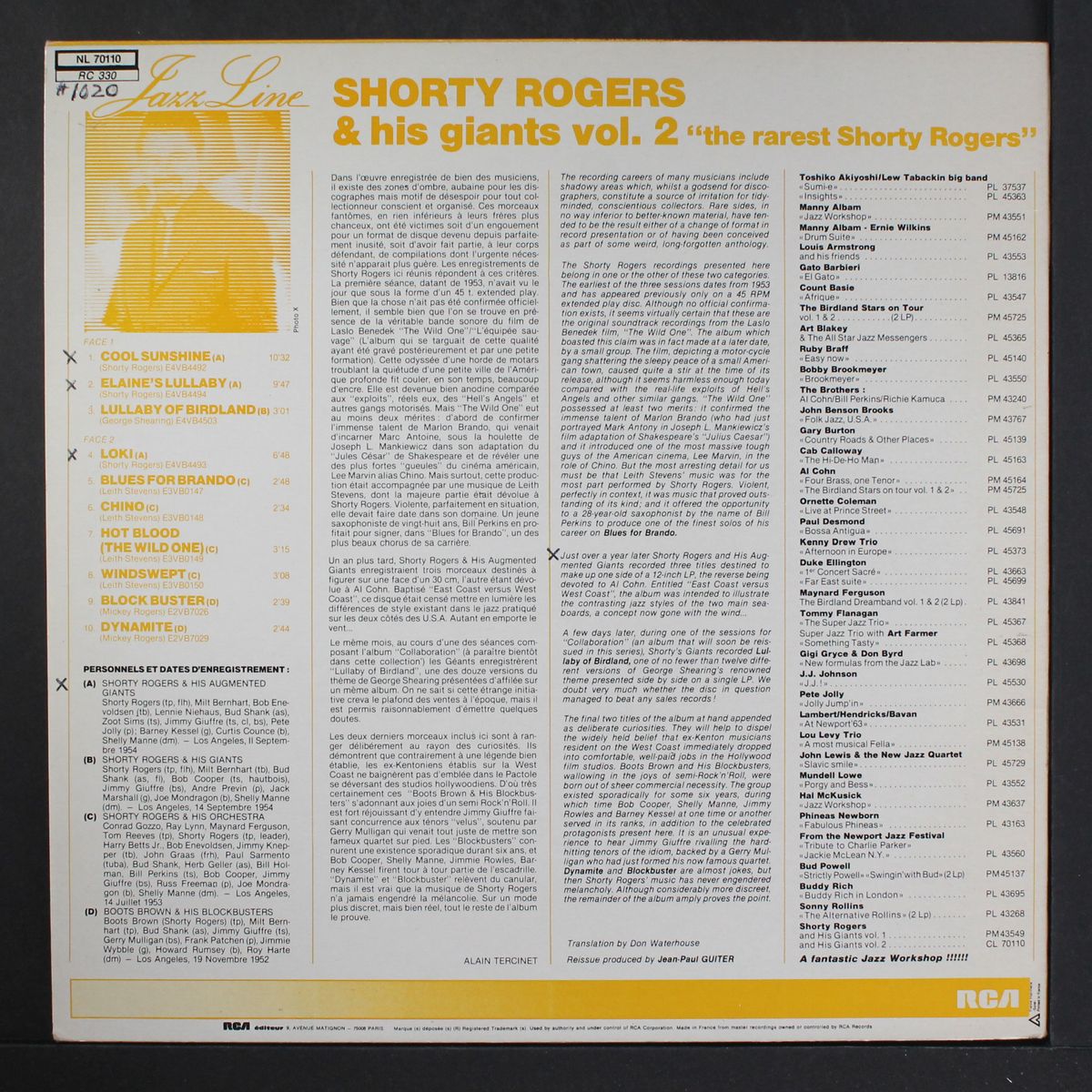 the rarest by SHORTY ROGERS