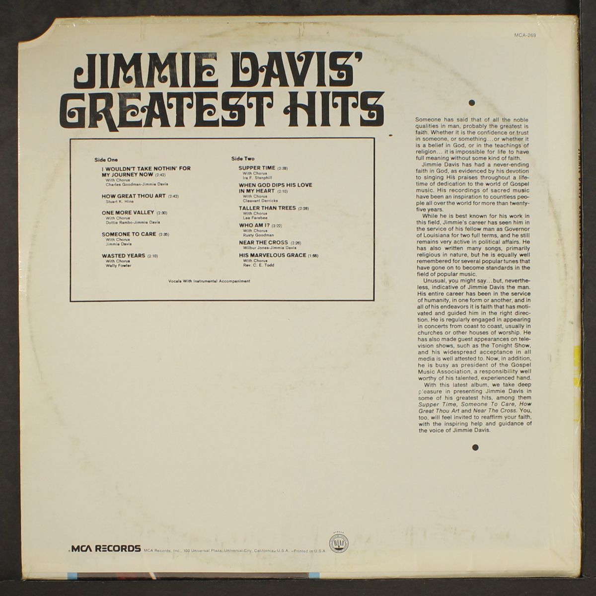 greatest hits by JIMMIE DAVIS