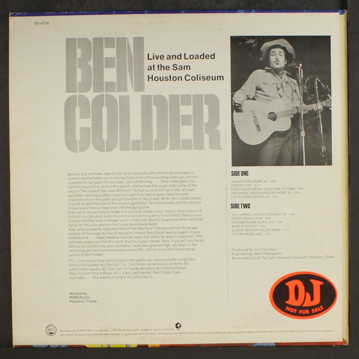 live and loaded at the sam houston colis by BEN COLDER