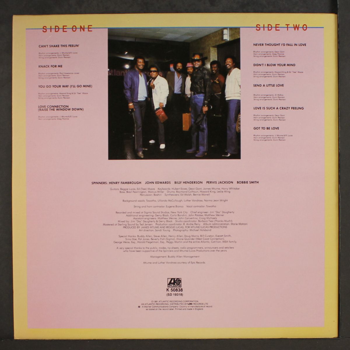 can't shake this feelin' by DETROIT SPINNERS