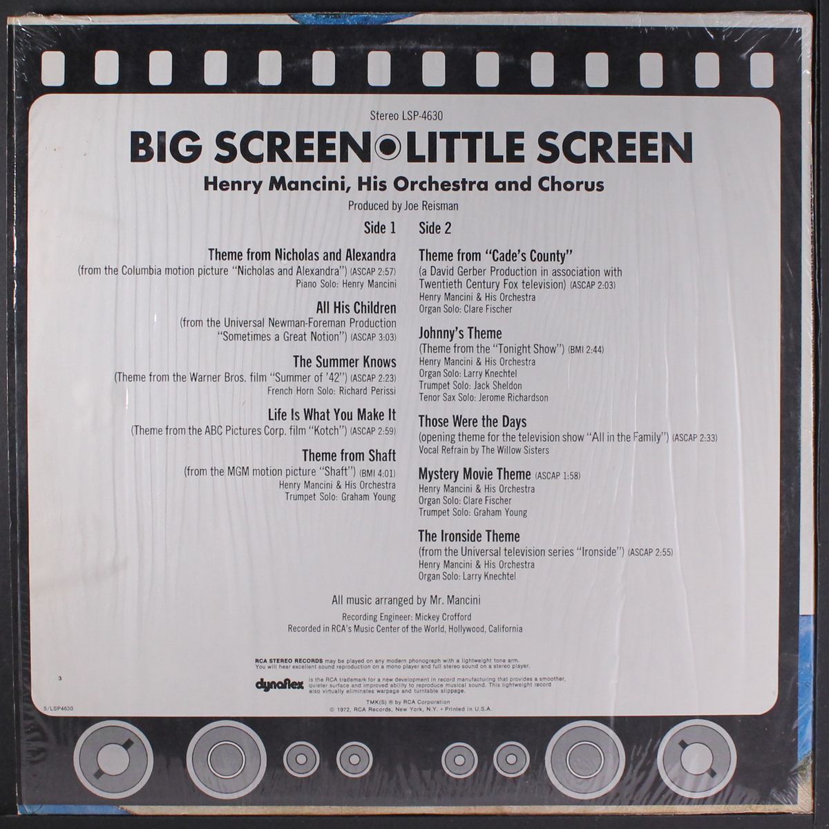 big screen, little screen by HENRY MANCINI