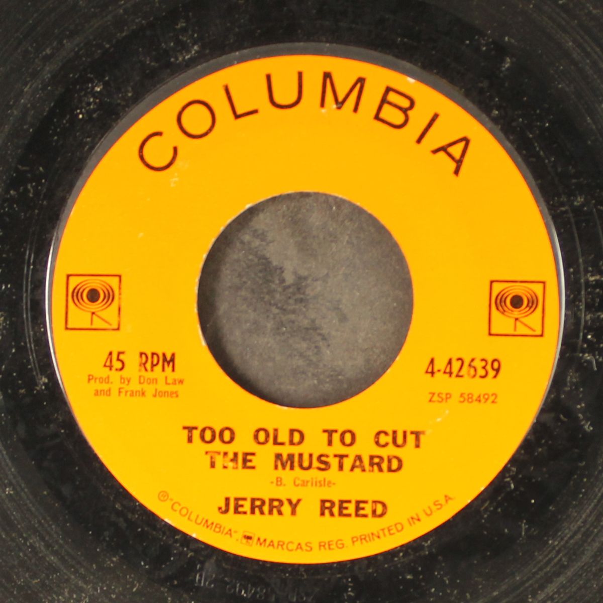 overlooked and underloved / too old to cut the mustard by JERRY REED
