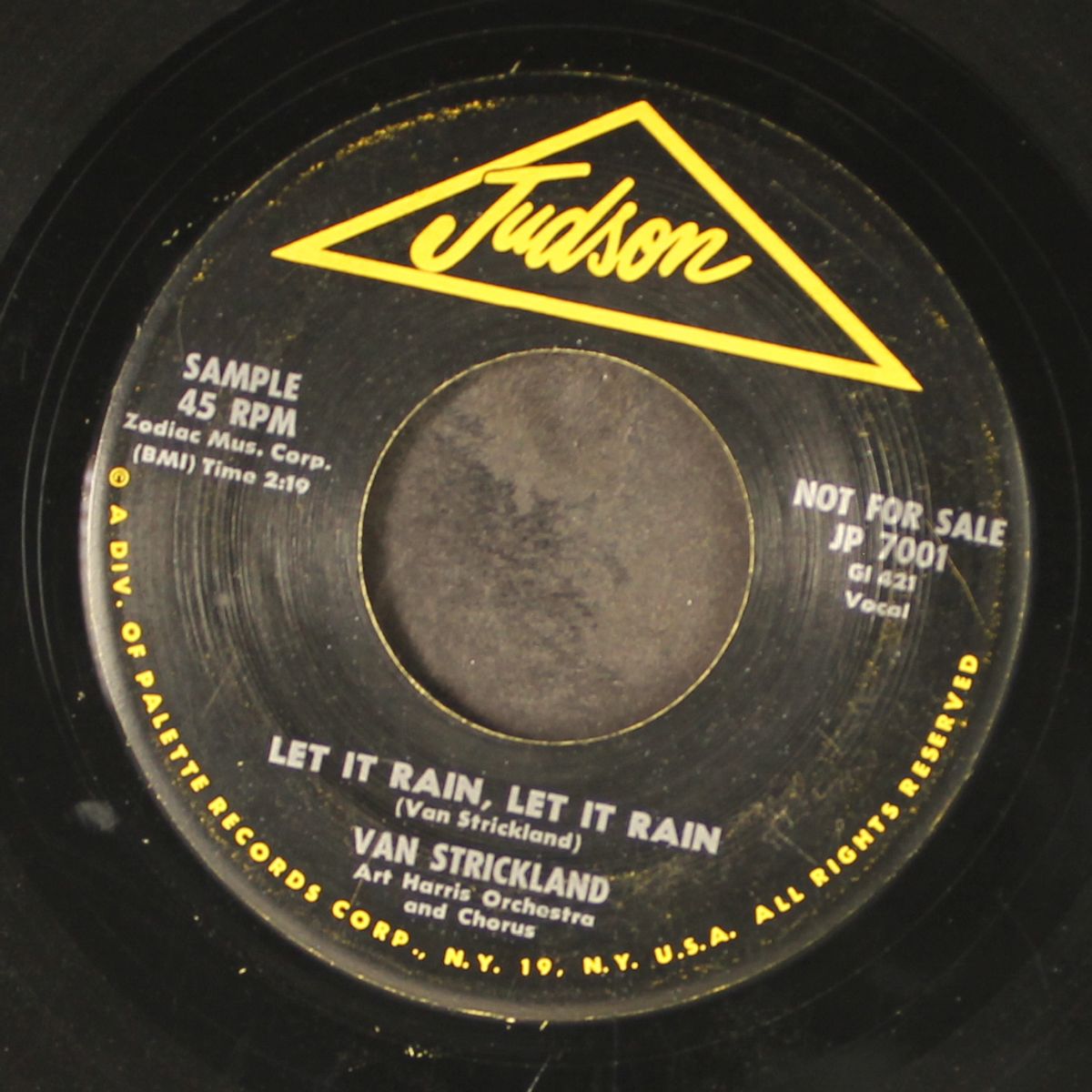gotta get a date / let it rain, let it rain by VAN STRICKLAND
