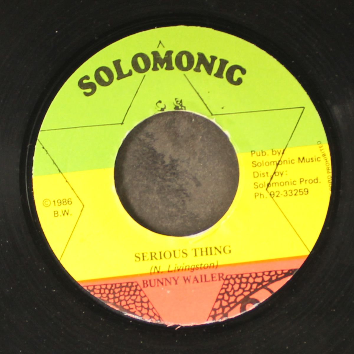 serious thing / version by BUNNY WAILER