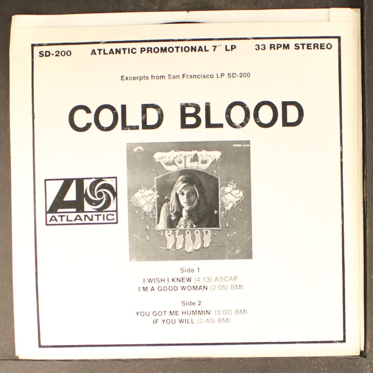san francisco ep by COLD BLOOD