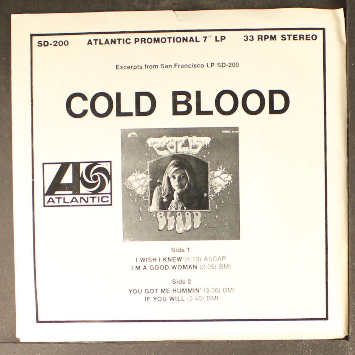 san francisco ep by COLD BLOOD