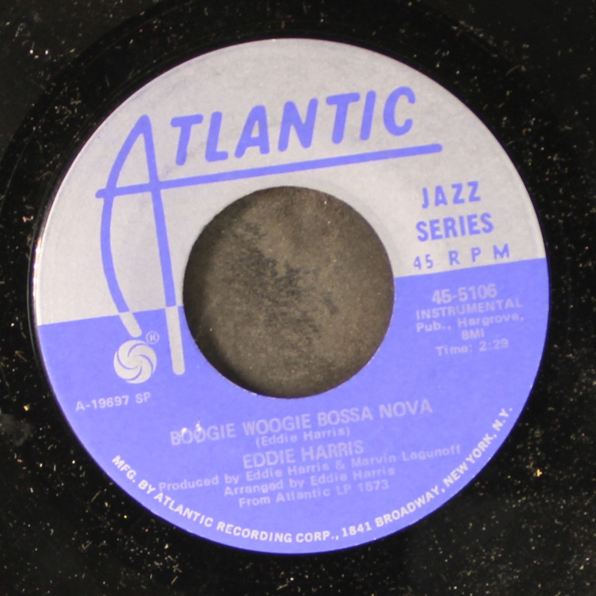 boogie boogie bossa nova / wait please by EDDIE HARRIS