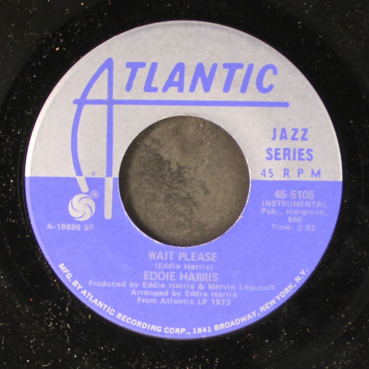 boogie boogie bossa nova / wait please by EDDIE HARRIS