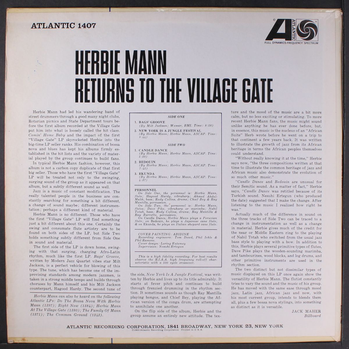 returns to the village gate by HERBIE MANN