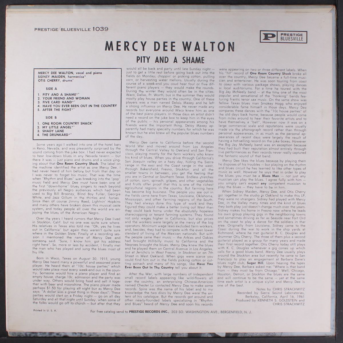 pity and a shame by MERCY DEE WALTON