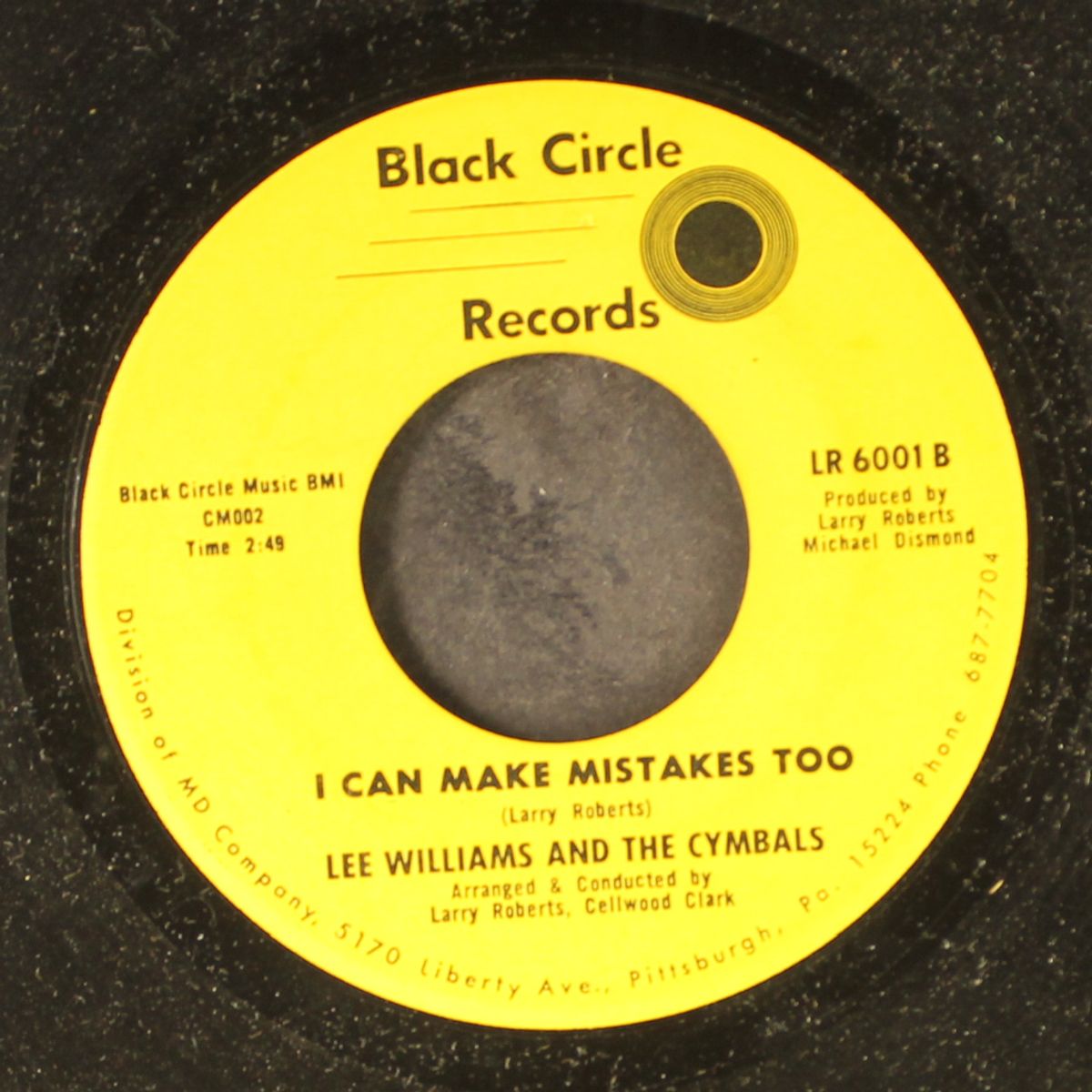 get it together / i can make mistakes too by LEE WILLIAMS & CYMBALS