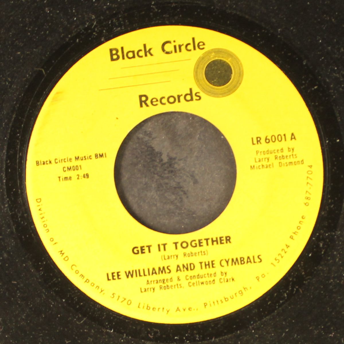 get it together / i can make mistakes too by LEE WILLIAMS & CYMBALS